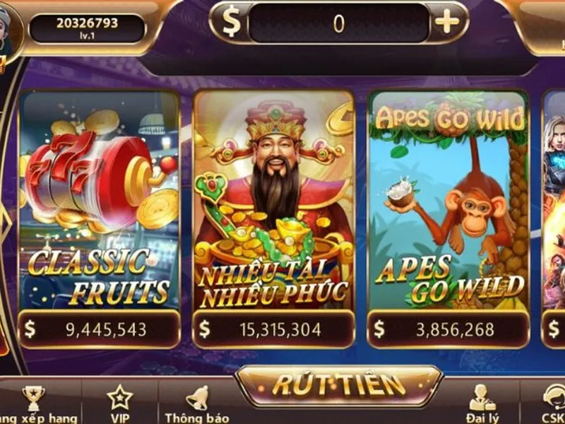 Máy nổ hũ QQ88 với biểu tượng jackpot